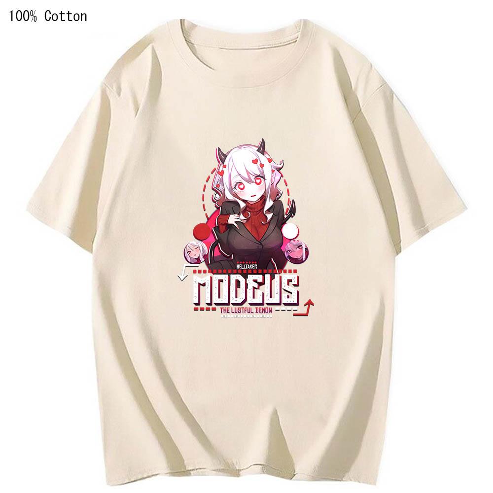 Helltaker Принт Графический Милые Футболки Funko Pop Манга Футболка Мягкий 100% Хлопок Мужская/женская Футболка Большая Мультяшная Аниме Футболки