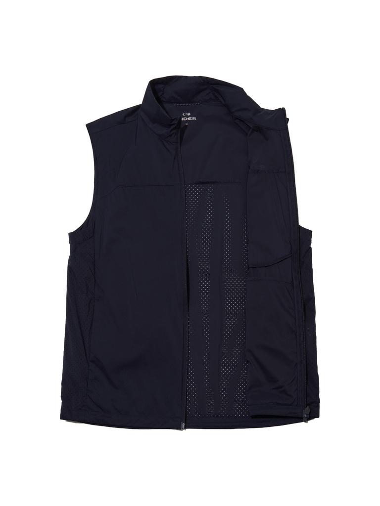 Мужская легкая ветрозащитная жилетка Eider Pure Lite_Carbon