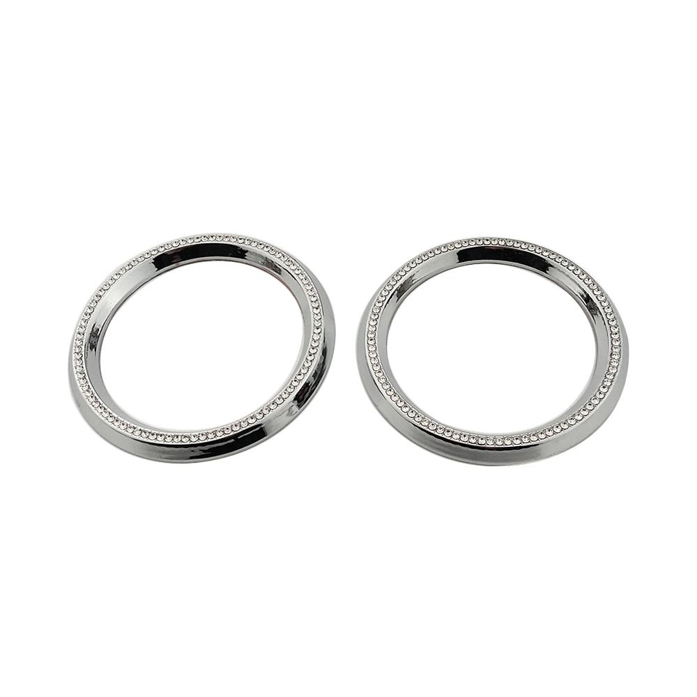 Для Mercedes Benz GLC 253 2015-2019 Отделка вентиляционного отверстия кондиционера заднего сиденья, накладка, наклейка с искусственными кристаллами и бриллиантами