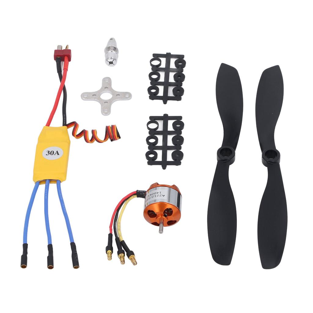 A2212 10T 1400KV Brushless Motor 30A ESC Drone Motor ESC Kit for 550 RC Quadcopter