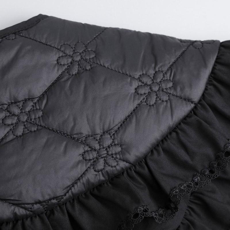 Пайетки Стеганая накидка Ложный воротник Китайская оборчатая кружевная шаль-накидка Шарф Декоративный аксессуар для женской одежды