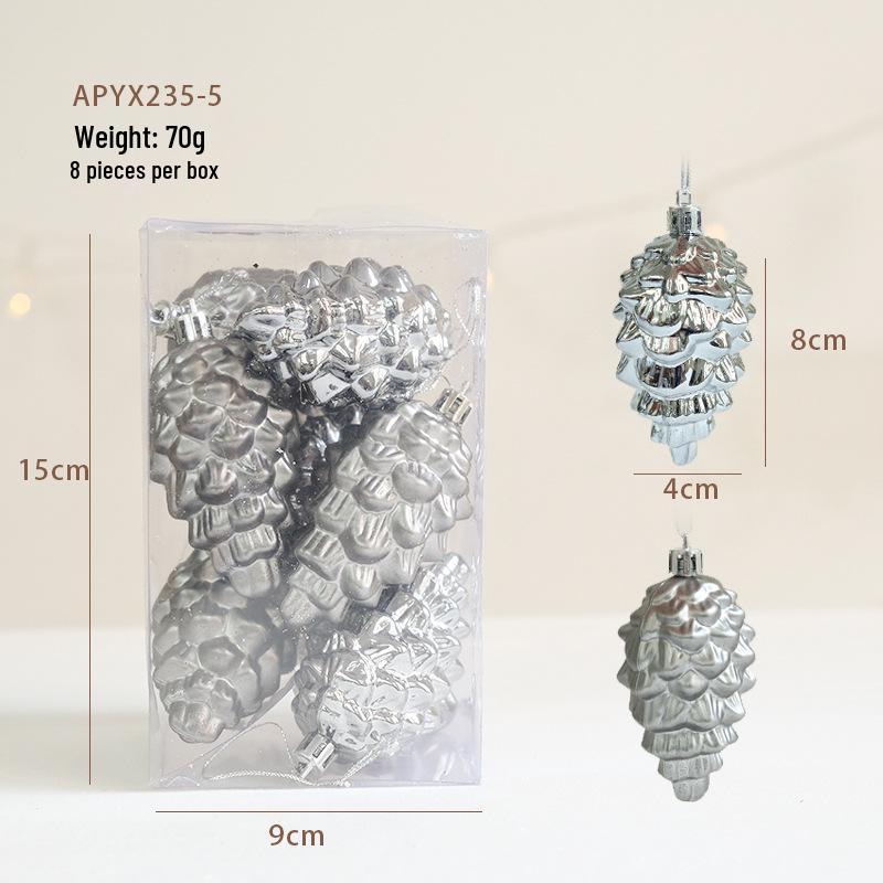Рождественский скандинавский ornament Звезда и Шишка в подарочной коробке