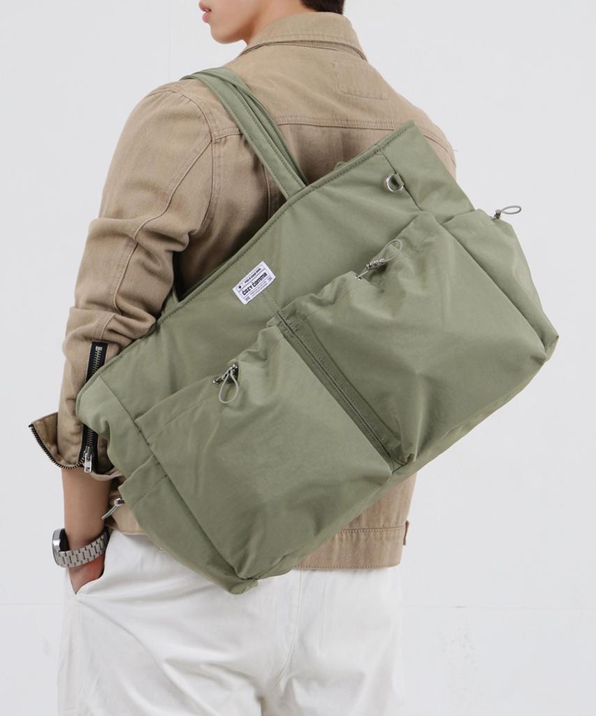 Cozycomma 17-Pocket Nylon Peddler Bag_Cozy Bag [Sand Khaki]