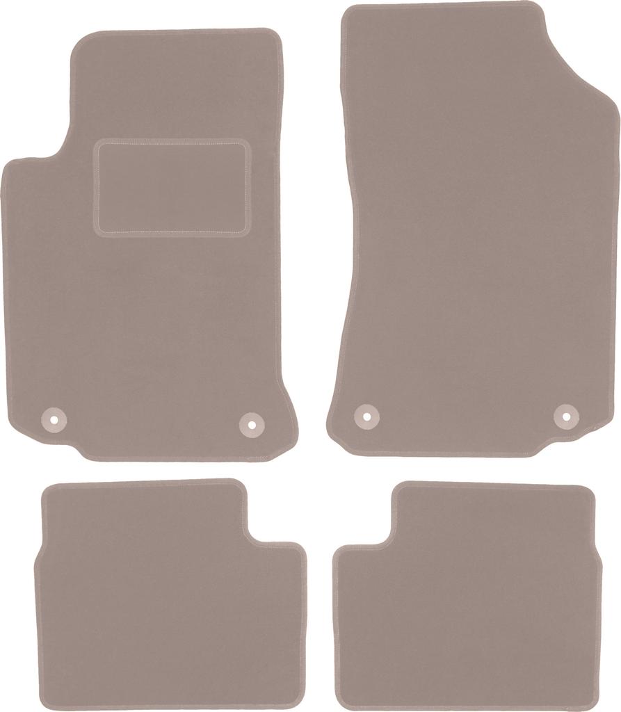 Beige velour floor mats for: Rover 75 estate, sedan (1998-2005)