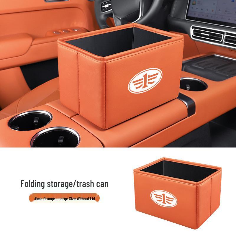 Car Storage Boxes/Folding Trash Cans for FAW Weizhi V2/V5, Xiali N5/N7, Junpai D50/A70