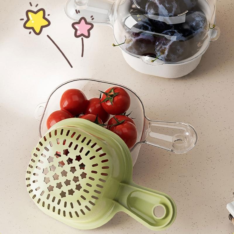 Кухонное сито Миска для мытья Корзина для слива фруктов Корзина для мытья фруктов Инструмент для мытья овощей Кухонные принадлежности