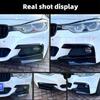 Для BMW 3 серии F30 F31 M-пакет 320i 325i M-Sport 2012-2019 ABS Глянцевый черный Передний бампер Противотуманная фара Губа Спойлер Комплекты обвеса Тюнинг