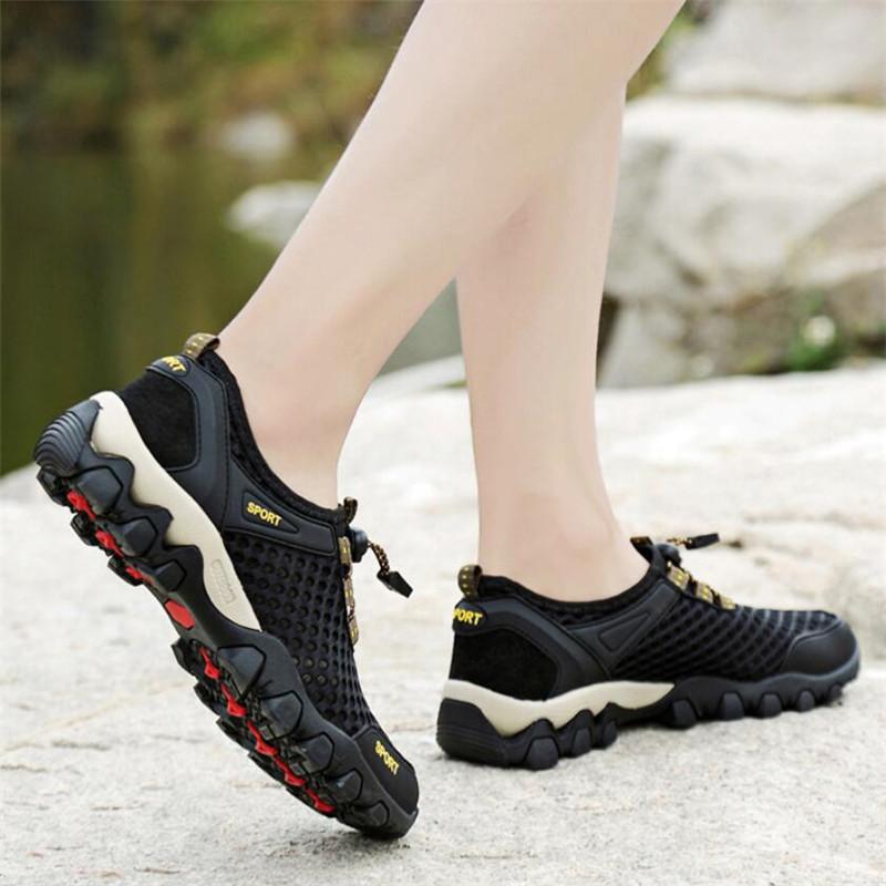 Fashion Men Casual Shoes Sneakers Fashion Light Breathable Summer Mesh Outdoor Hiking Shoes Male Sneakers Walking Footwear Men Shoes