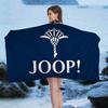 Забавное полотенце для ванны Joop с принтом, из микрофибры, мягкое, хорошо впитывающее влагу, дышащее, для девочек, детей, декоративное, мультяшное, пляжное полотенце