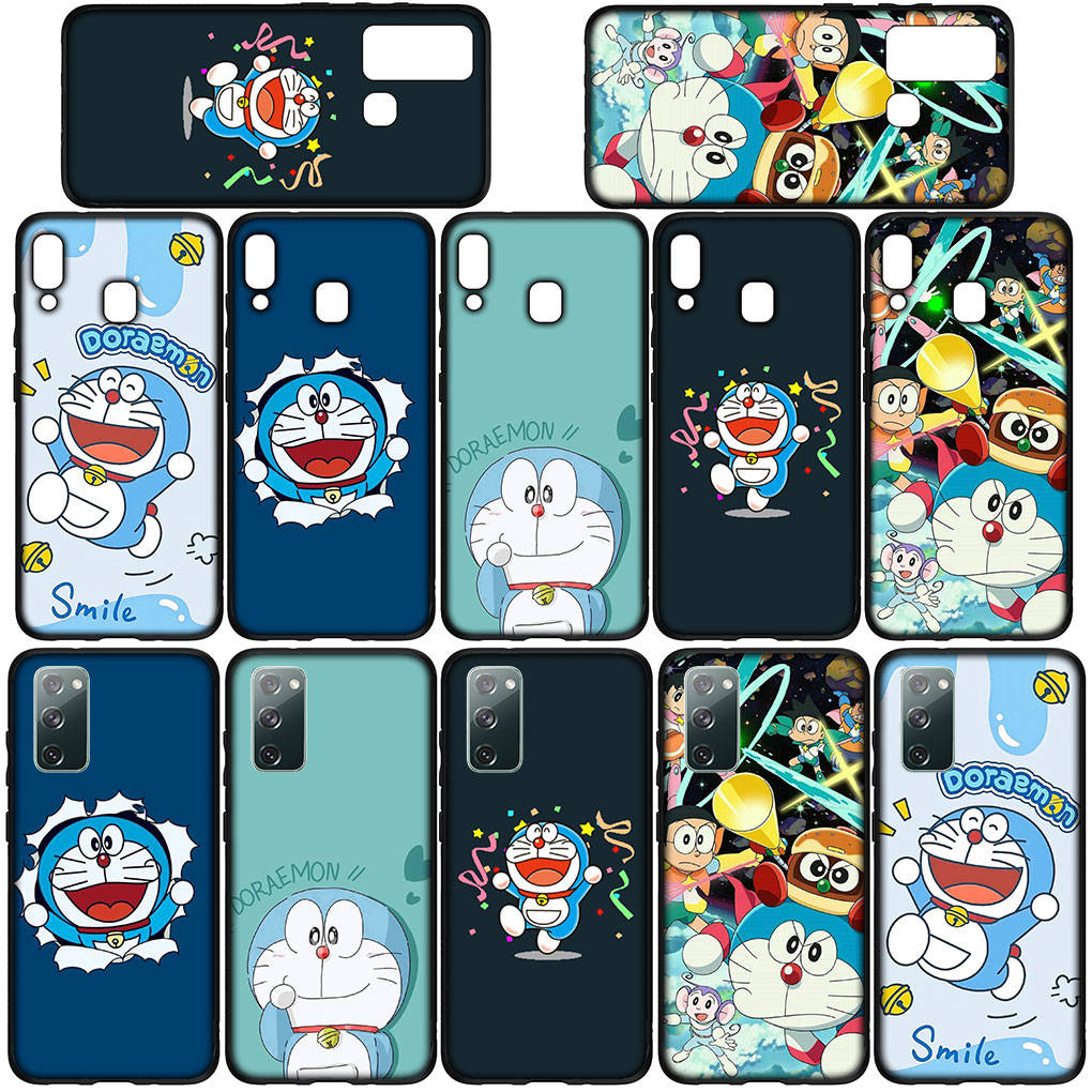 Чехол для iPhone 16 15 Xiaomi Redmi Note 14 13 12 11 Pro Max X 8 9 16e Samsung Galaxy S25 S24 S23 Moto 14C OPPO Huawei Comics Doraemon милый чехол для телефона