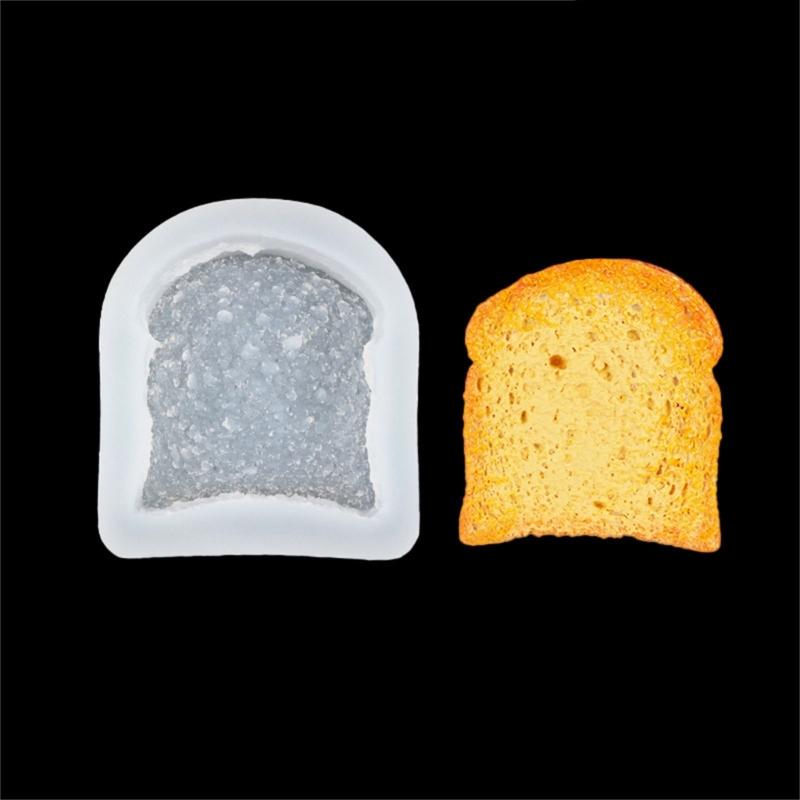 Sliced Toast Bread Silicone Mold DIY Cake Pastry Baking Mold Cake Decorating Tool for Making Chocolate Fondant Nonstick