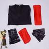 HY Naruto Shippuden cos Kimono for Sand Ninja Village, black kimono yukata, Sand Shadow cosplay costume, Halloween costume