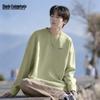 MARK FAIRWHALE Men's Cotton Long Sleeve Crew Neck T-Shirt