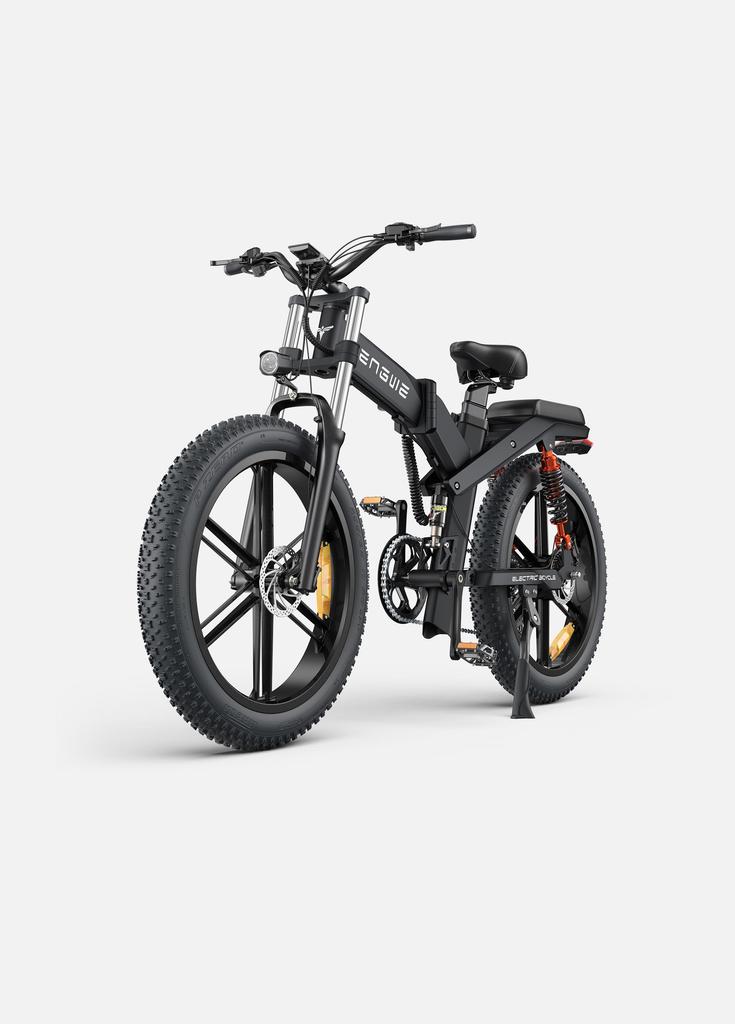 ENGWE X26 Electric Bicycle 1000W Motor 48V19.2Ah Dual Battery Mountain Snow Foldable E-bike 26*4.0 Inch Fat Tire Electric Bike