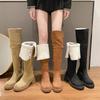 Women's Fashion Heightening Not Tired Feet Warm Arch Support Comfortable Soft Elastic Shock Absorption Non-slip Casual Sports Tall Knight Boots