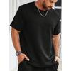Летняя уличная спортивная мужская модная повседневная трендовая футболка с коротким рукавом, свободного кроя, с круглым вырезом, мужская дышащая быстросохнущая футболка с коротким рукавом