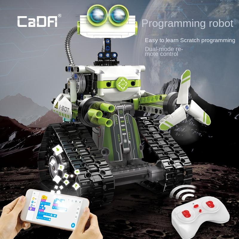Cada C83001 I.BOT Программирующий робот для хобби и творчества, игрушки с дистанционным управлением, радиоуправляемые машинки, игрушки для мальчиков, подарок