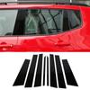 Car Window Center Pillar Posts Cover Sticker Trim for Jeep Renegade 2016 2017 2018 2022 2023 Exterior Accessories