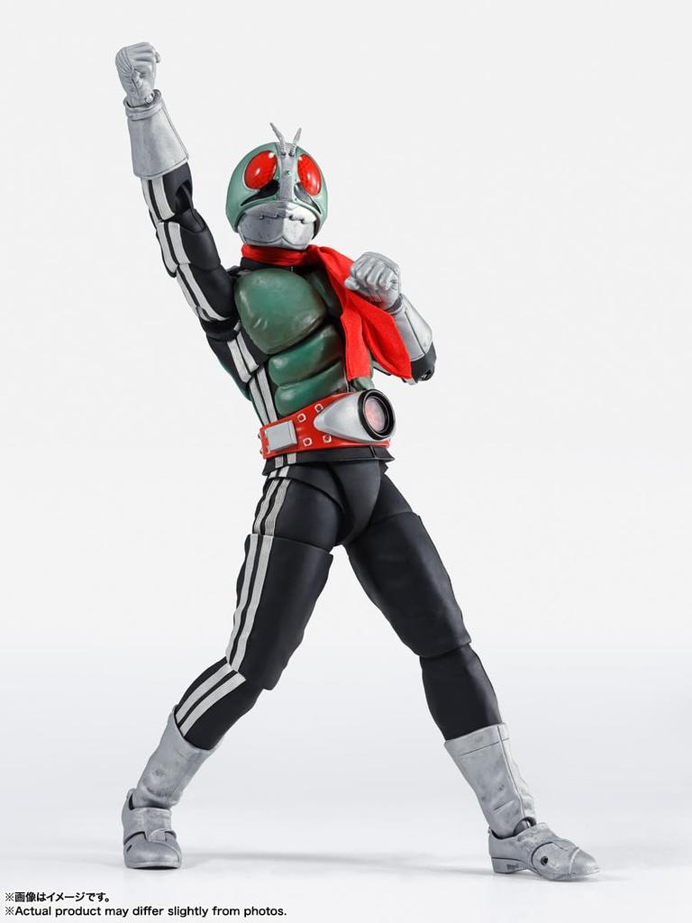 TAMASHII NATIONS Резьба по кости Kamen Rider New 1 Glorious Rider эпохи Сёва Издание с ограниченным тиражом База Примерно 145 мм ПВХ АБС Ткань Окрашенный