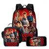 Strangertings Stranger Things Школьная сумка для ученика Детский рюкзак Сумка-портфель Пенал