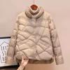 Women Jacket Autumn Winter Parkas Female Light Thin Down Cotton Coat Femme Casual Short Warm Basic Outerwear Ladies Top