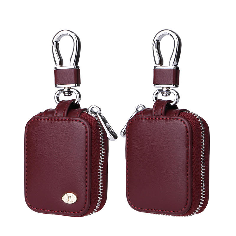 1PC universal Bluetooth Earphone Accessories Anti Lost Leather Cover Shockproof Portable Protective Case PU Storage Bag