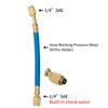 Car A/C Oil Injector R134A Refrigerant Oil Dye Injection Tool 1/4 Quick Coupler Adapter Air Conditioning Oiler Injection Syringe