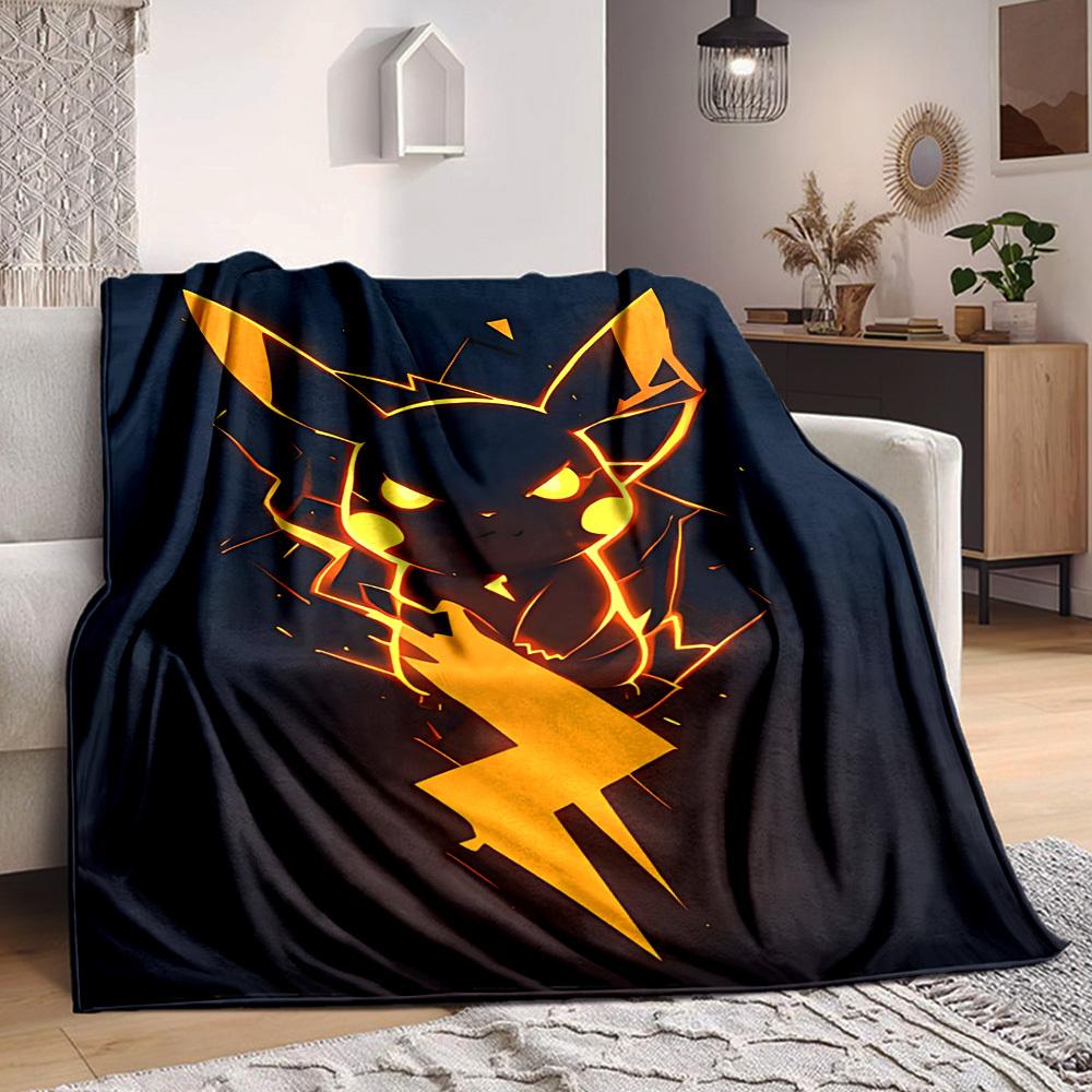 1pc Electric Soft Skin-Friendly Flannel Blanket with Digital Printing, Various Sizes Available for Family, Friends, Birthday