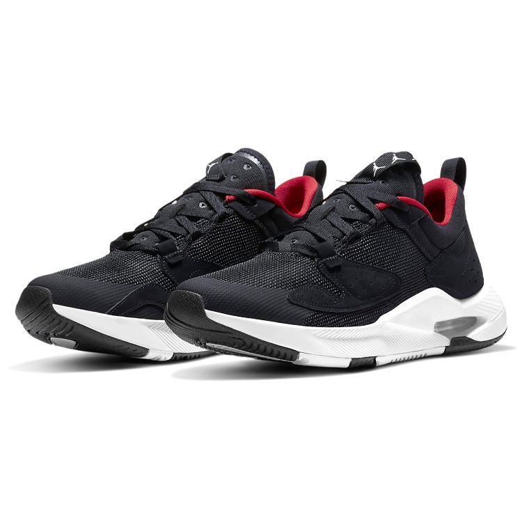 Jordan Air Cadence Fabric Comfortable Sports Shock Absorption Non-Slip Wear-Resistant Low-Top Lifestyle Casual Shoes Men Sneakers Black Red CN3498-006