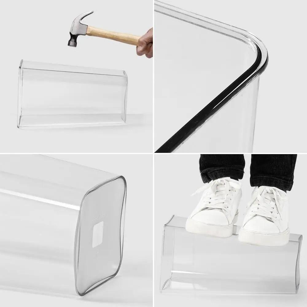 Modern Flower Bucket Acrylic Flower Wake Up Vase Household Deep Water Flower Pot Home Decoration