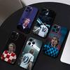 Чехол для телефона L-Luka M-Modric Для iPhone17,16,15,14,13,12 Plus,Max Мягкий Силиконовый Черный Чехол