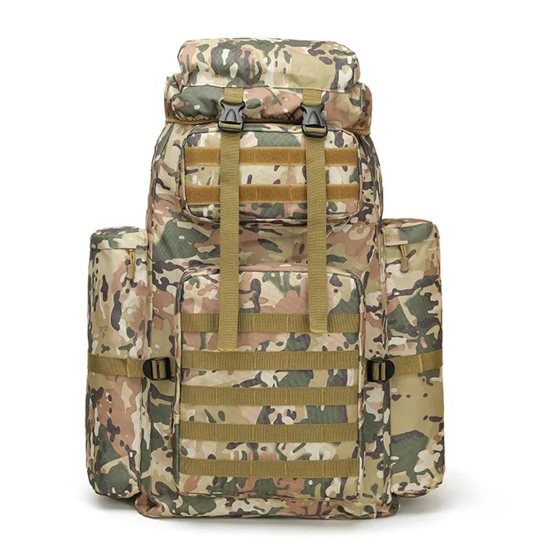 60 л Поход Кемпинг Открытый Водонепроницаемые Сумки Рюкзаки Спорт Рыбалка Рюкзаки Тактическая Сумка