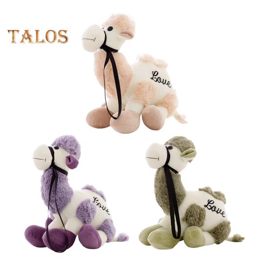 Плюшевая кукла верблюд 30/50 см теплая мягкая игрушка верблюд развивающая игрушка для объятий с животными пустыни многофункциональная подушка для детей домашний декор