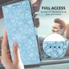 Flip Case For Honor X9c 5G/Magic7 Lite 5G Leather Phone Cover Cherry Blossom Pattern Wallet Stand with Wrist Strap