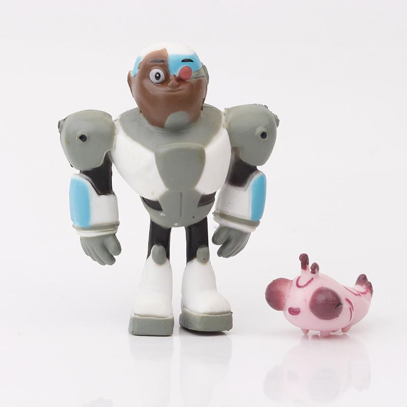 Детализированный набор фигурок Юных Титанов из 5 штук Робин и Найтвинг для демонстрации