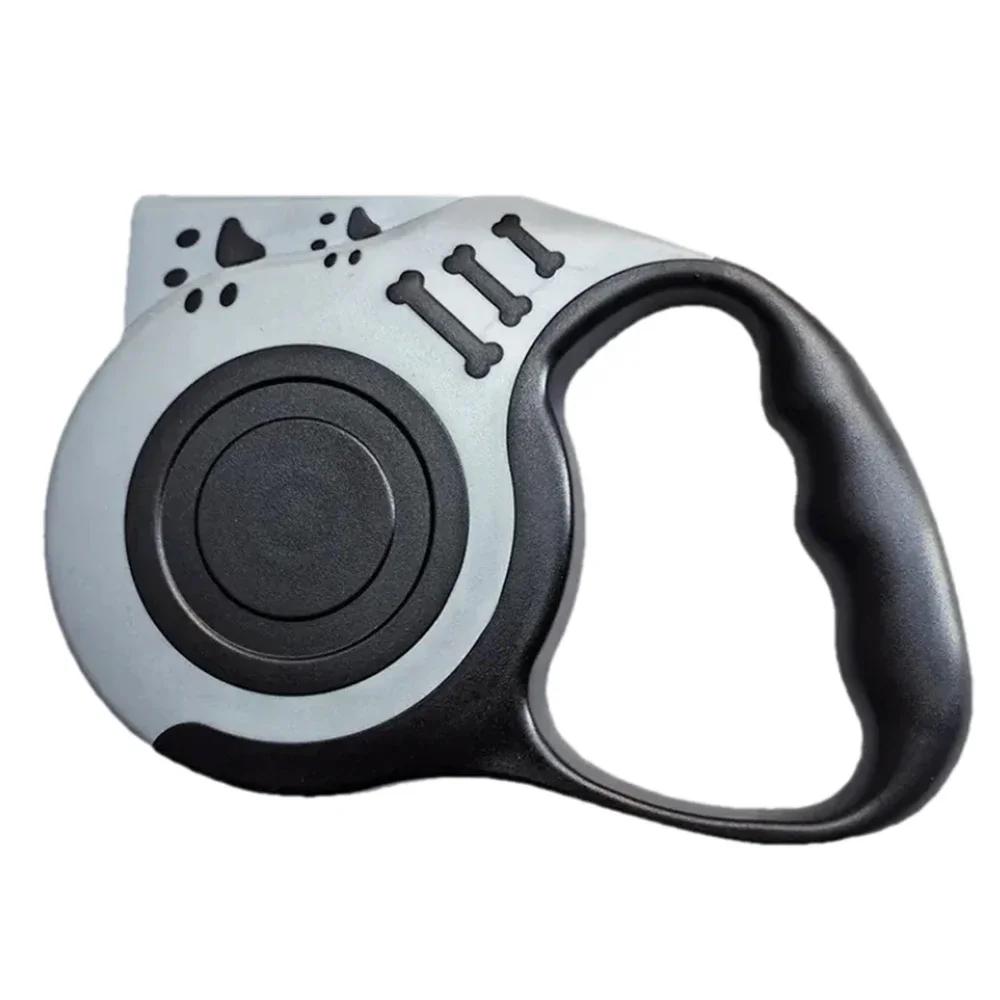 Автоматический выдвижной поводок для собаки - Светодиодный фонарик, светящийся в темноте, прочный нейлон, для прогулок на улице, товары для домашних животных для собак и для ежедневного использования