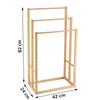 Naturis Bamboo Towel Rack for 3 Towels