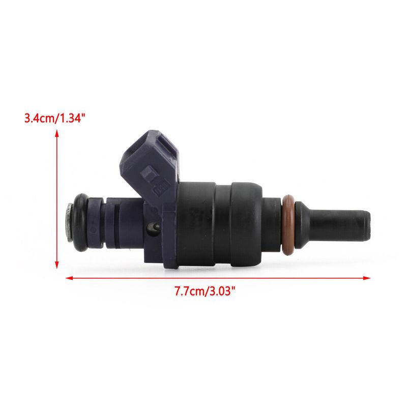 #975U 2Pcs Fuel Injector Nozzle FJ663 13641439800 for BMW X3 (metal+plastic)