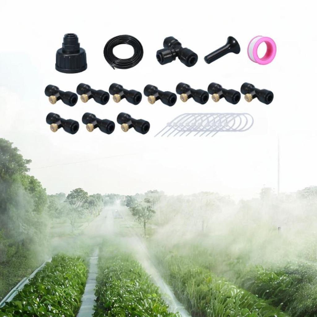 Набор адаптеров для самостоятельного распыления воды Misters for Outside DIY, комплект для распыления воды, батут для теплицы