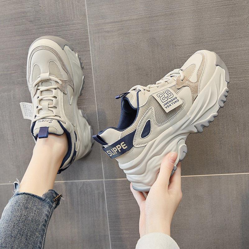 Женские модные массивные кроссовки, дышащая обувь Dad Shoes, модная легкая спортивная обувь, увеличивающая рост, универсальный дизайн