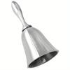 1pc Hand Call Bell Gold Silver Multi-Purpose Bells for Craft Wedding Decoration Alarm School Church Classroom Vintage Bell