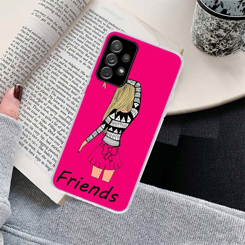 Best Friends BFF Matching Phone Case for Samsung Galaxy A17 A16 A15 A14 A13 A57 A56 A55 A54 A53 A37 A36 A35 A34 A33 A26 A25 A24