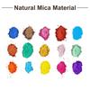 uxcell 15g/0.5oz mica powder natural resin epoxy pigment powder cast resin car paint DIY arts & crafts flash green