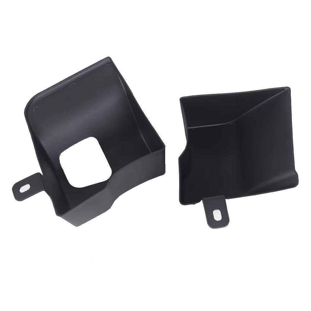 2PC Wheel Well Storage Organizer for 2025+ Jeep Wrangler JL JLU 4XE - Set of 2 ABS Rear Trunk Side Trays To Maximize Storage Spa