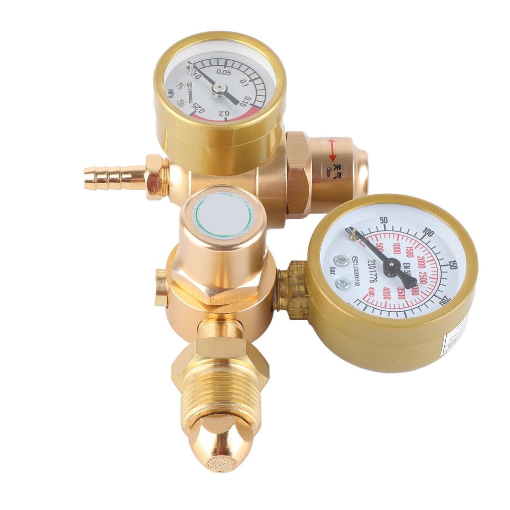 Регулятор газовой сварки, манометр аргона и CO2, расходомер TIG MIG, редукционный клапан давления в баллоне 4500 фунтов на кв. дюйм