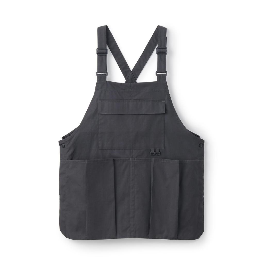 MUJI Outdoor Apron Made from Material Free 84294617 Flame-retardant - Size, Black,