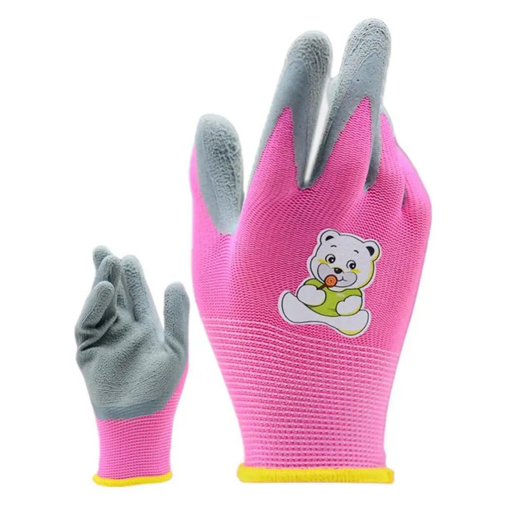 Polyester&Latex Garden Work Gloves Non-Slip Garden Supplies Durable Yard Work Gloves Garden Work