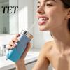 Gum Health Care Device Cordless Water Flosser, 3 Modes, 4 Jet Tips, 180ml Tank, Portable Tongue Cleaning Tool Dental Oral Irrigator, Retractable Teeth