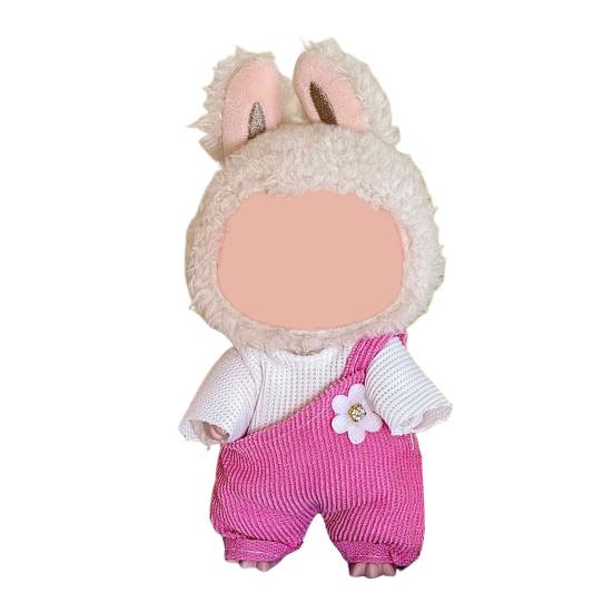 Doll Clothes Set for 17cm Labu-bu Luxury Chic Style Outfit Unique Doll Clothing Set Fashionable Doll Accessories for Collectors