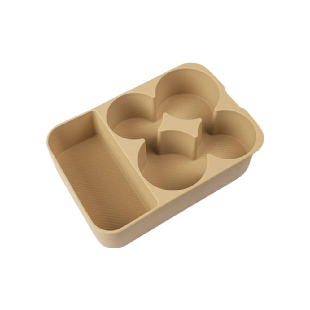 Car Central Control Refrigerator Silicone Pad Fit For BYD Leopard 8 Modified Auto Refrigerator Limit Fixed Grid Anti-slip Pad